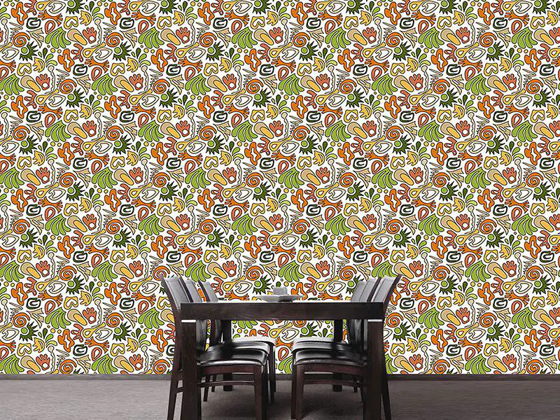 Wall Mural Pattern Wallpaper Meeting Point