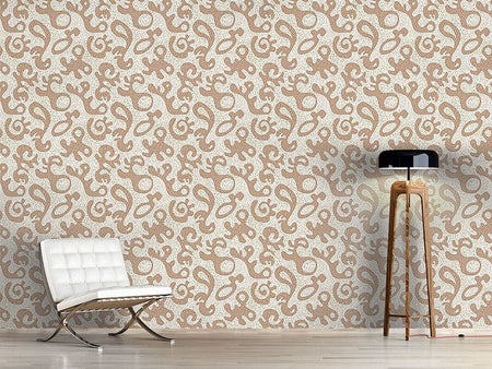 Wall Mural Pattern Wallpaper Forms and Dots