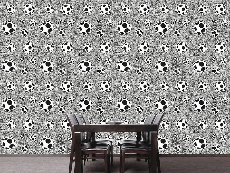 Wall Mural Pattern Wallpaper Dots and Balls