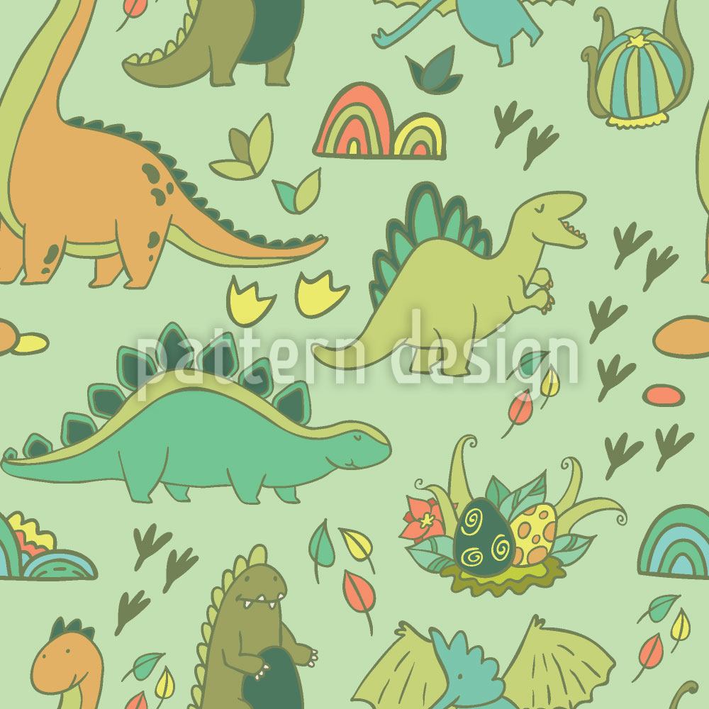 Papier peint design Dino World