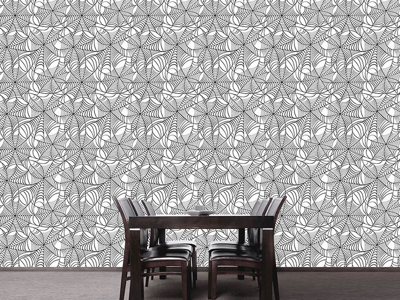 Wall Mural Pattern Wallpaper Cobweb