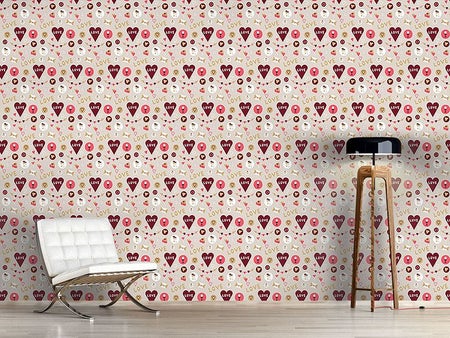 Wall Mural Pattern Wallpaper Show Your Love