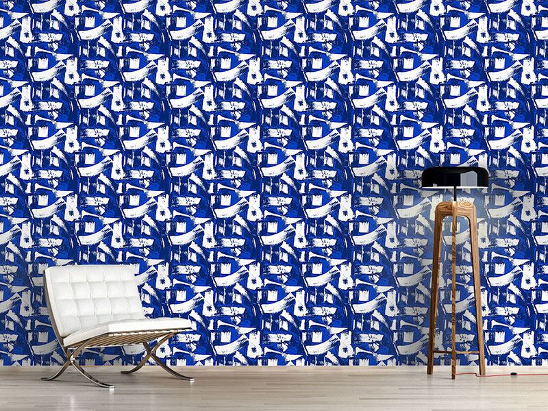 Wall Mural Pattern Wallpaper Drybrush
