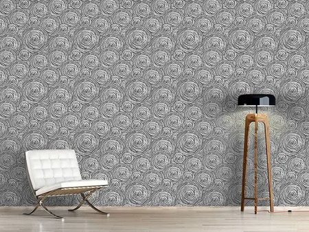 Wall Mural Pattern Wallpaper Rough Circles