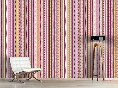 Wall Mural Pattern Wallpaper I Love Stripes