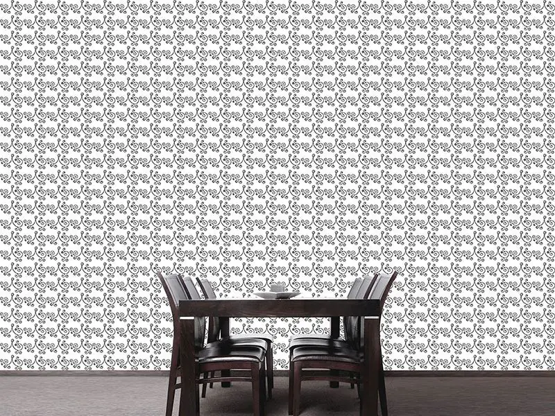 Wall Mural Pattern Wallpaper Early Curly