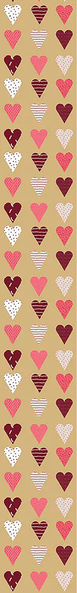 Papier peint design Valentines Hearts