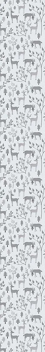 Wall Mural Pattern Wallpaper Deer in Winter Forest