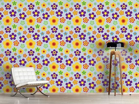 Wall Mural Pattern Wallpaper Flower Power In Spring
