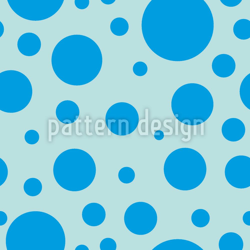 Papier peint design Blue Bubbles