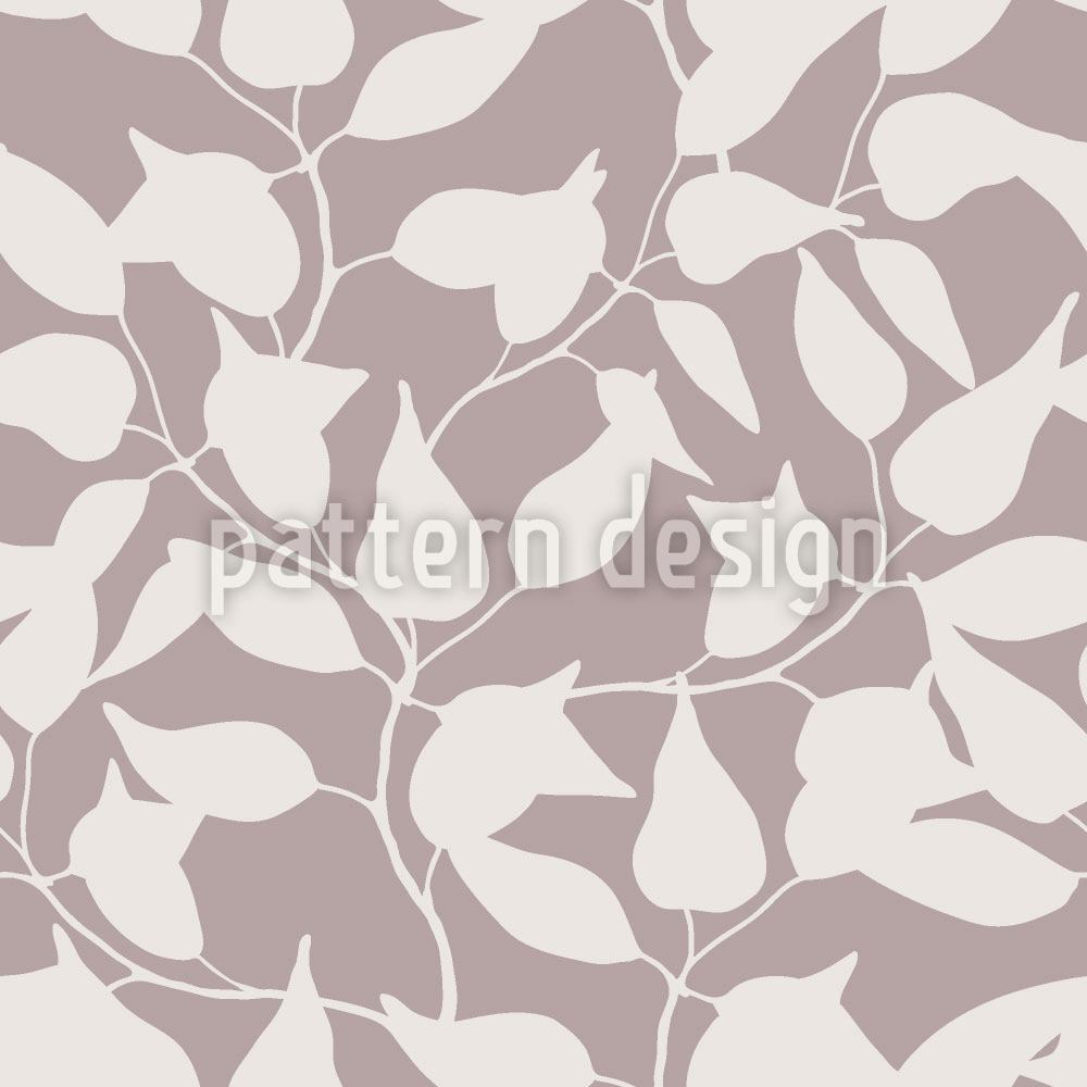Wall Mural Pattern Wallpaper Twigs all over
