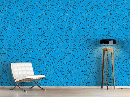 Wall Mural Pattern Wallpaper Abstract Water Snakes