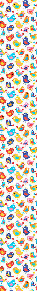 Wall Mural Pattern Wallpaper Happy Birds
