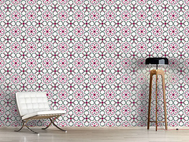 Wall Mural Pattern Wallpaper Follow The Flowers