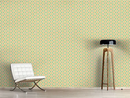 Wall Mural Pattern Wallpaper Circles And Triangles