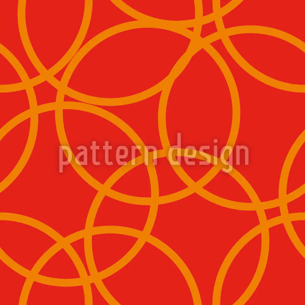 Wall Mural Pattern Wallpaper Ring Free Red