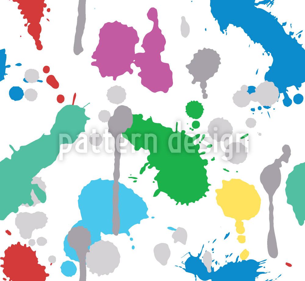 Wall Mural Pattern Wallpaper Blurs of Colour