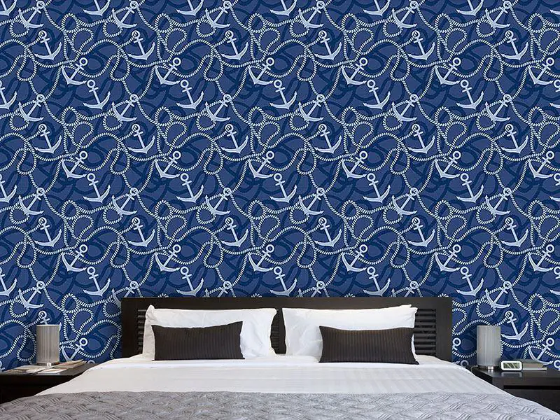 Wall Mural Pattern Wallpaper To Anchor