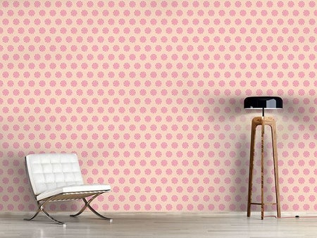 Wall Mural Pattern Wallpaper Bonbons Pink