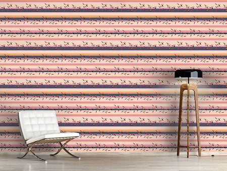 Wall Mural Pattern Wallpaper Ines Pink