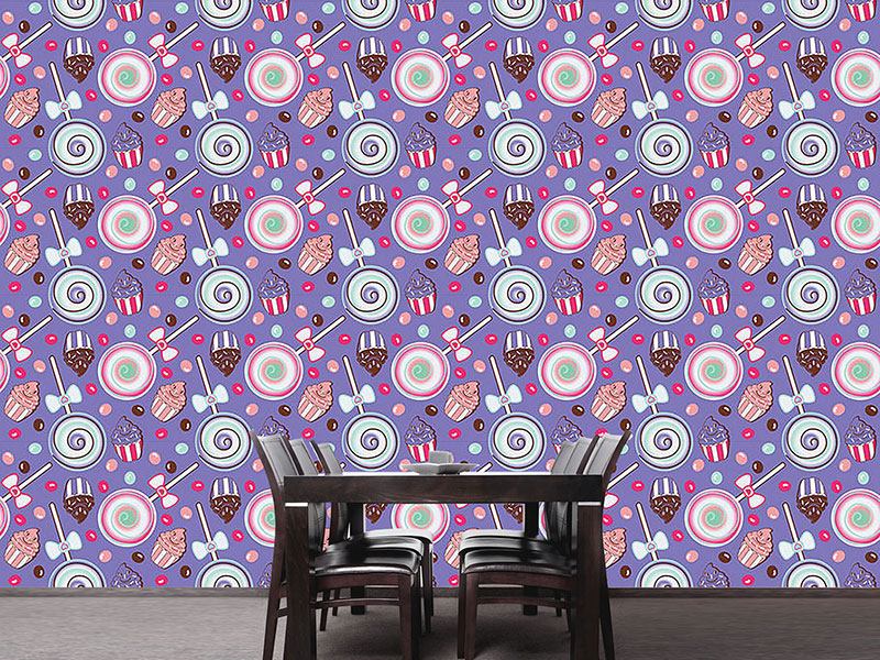 Papier peint design Cookidoo Purple