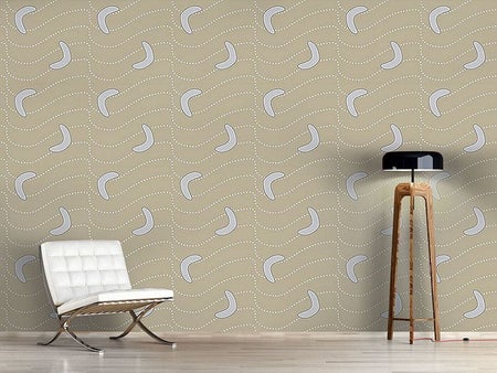 Wall Mural Pattern Wallpaper Desert Boomerang