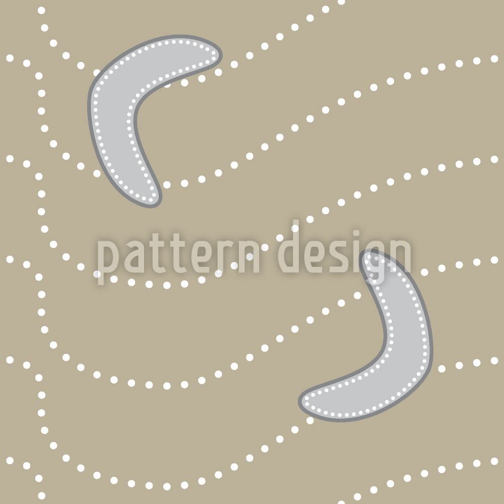 Papier peint design Desert Boomerang