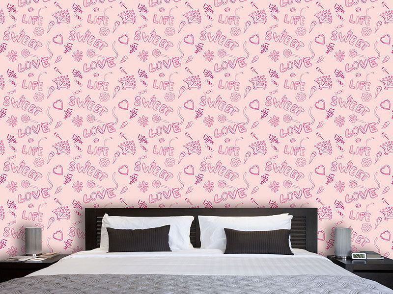 Wall Mural Pattern Wallpaper The Sweetness Of Life