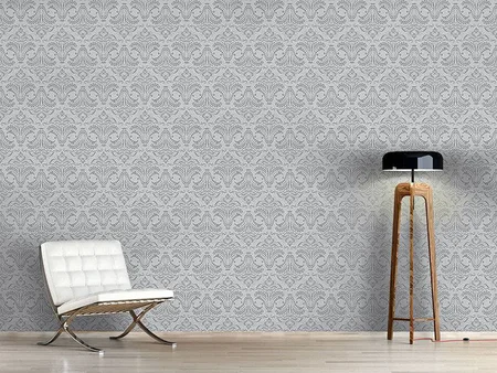 Wall Mural Pattern Wallpaper Opulence Grey