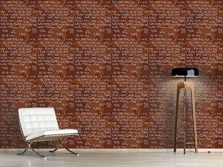 Wall Mural Pattern Wallpaper Chemical Formula