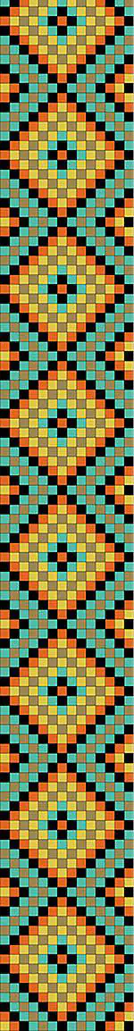 Papier peint design Colorful Mosaic Tiles