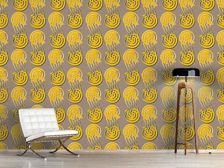 Wall Mural Pattern Wallpaper Circlesmudge