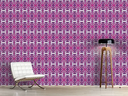 Wall Mural Pattern Wallpaper Ultrasonic Pink
