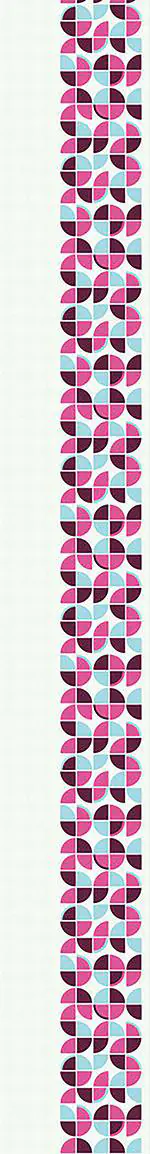 Papier peint design Retropolos Pink