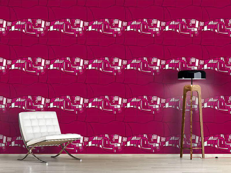 Wall Mural Pattern Wallpaper Stilismo Pink