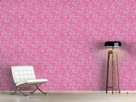 Wall Mural Pattern Wallpaper Curly Sue
