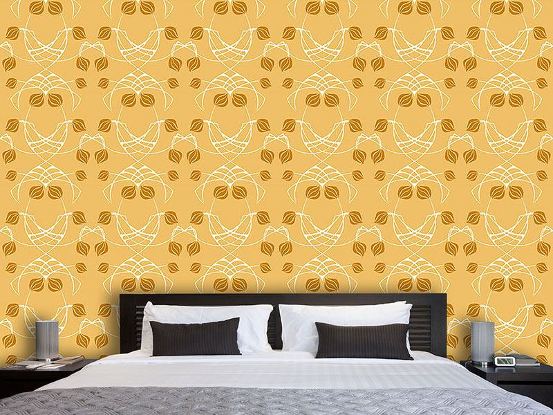Wall Mural Pattern Wallpaper Arwens Dream Gold