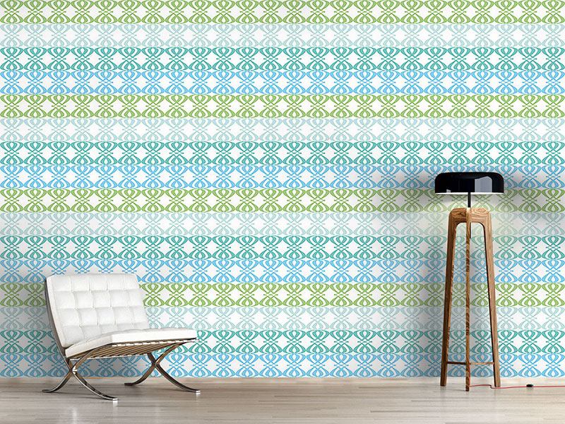 Wall Mural Pattern Wallpaper Ocean Nouveau