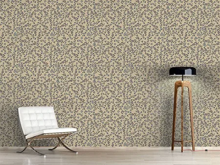 Wall Mural Pattern Wallpaper Sea Of Blossoms On Sand
