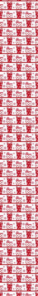 Wall Mural Pattern Wallpaper Parcel Delivery Red