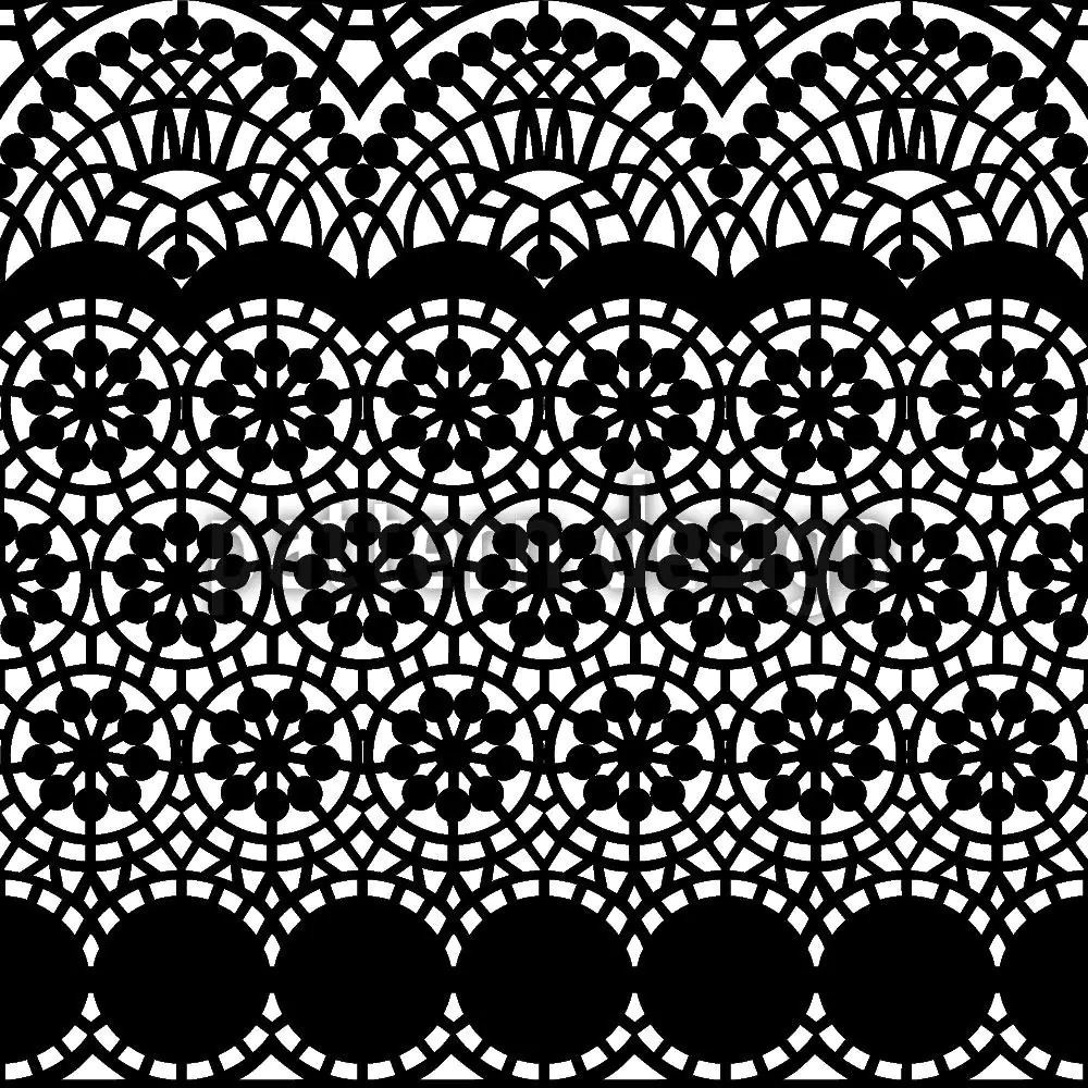 Papier peint design Alhambra Black