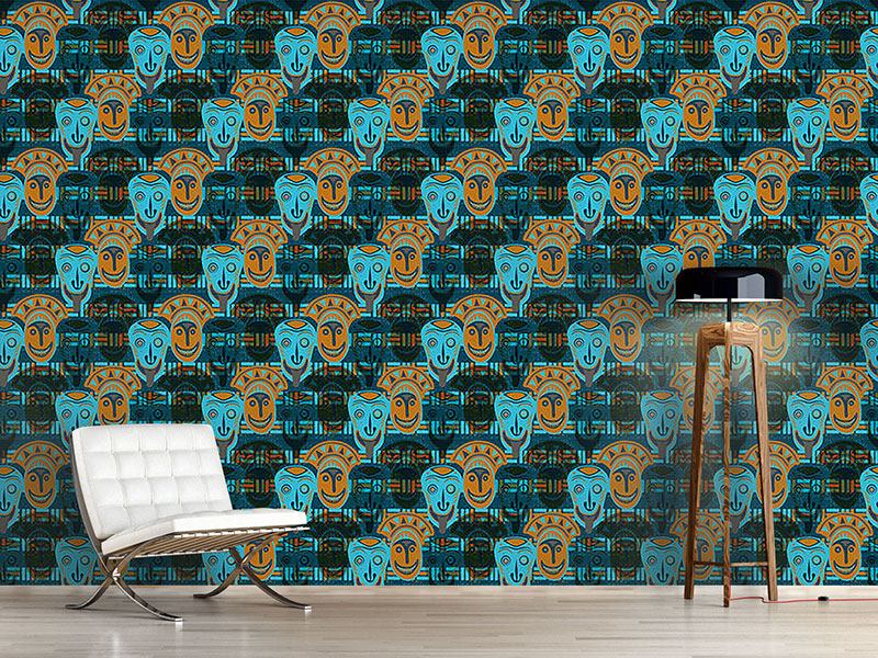 Wall Mural Pattern Wallpaper Popocatepetls Vision