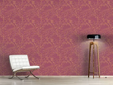 Wall Mural Pattern Wallpaper Holiday Fever