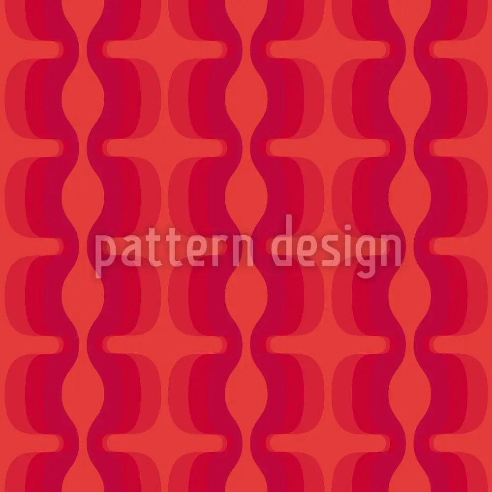 Wall Mural Pattern Wallpaper Electric Red