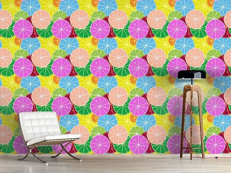 Wall Mural Pattern Wallpaper Citronella