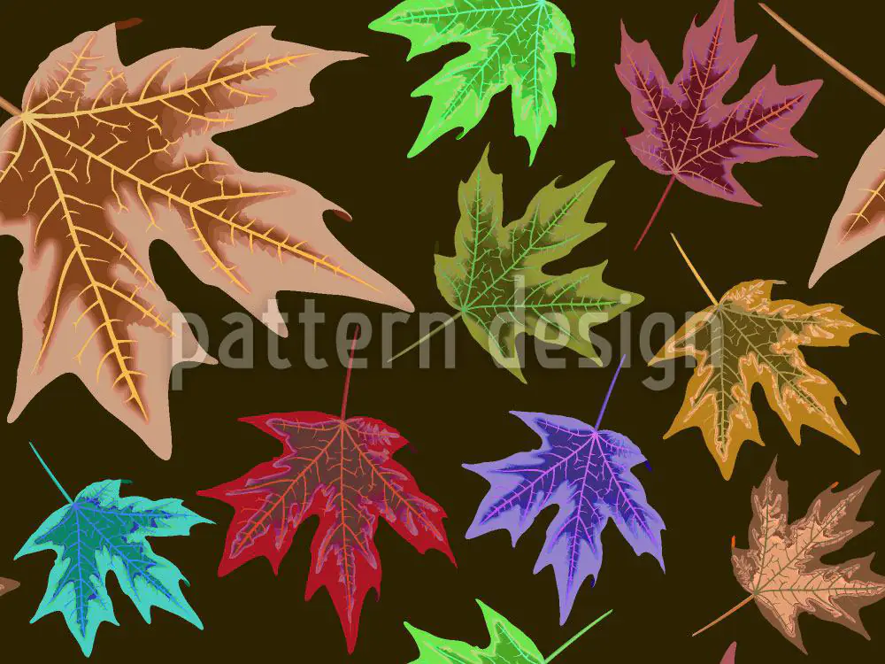 Wall Mural Pattern Wallpaper Extra Leaves