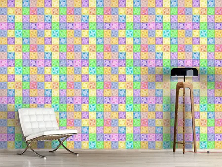 Wall Mural Pattern Wallpaper Quadratura
