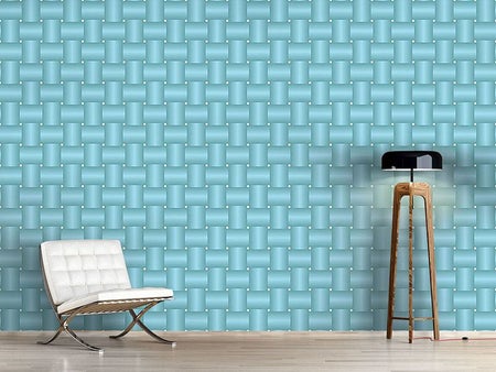 Wall Mural Pattern Wallpaper Intertwined Blue