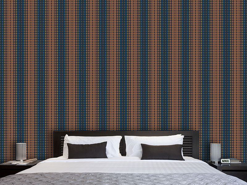 Wall Mural Pattern Wallpaper Waves Copper