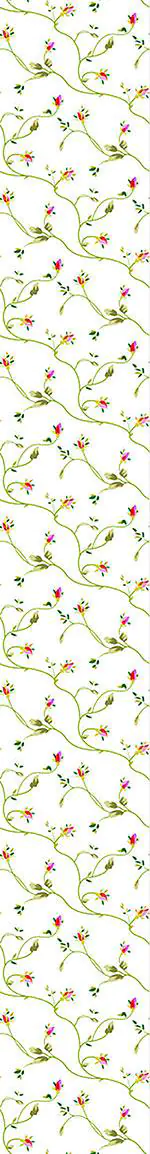 Wall Mural Pattern Wallpaper Rose Tendrils Day